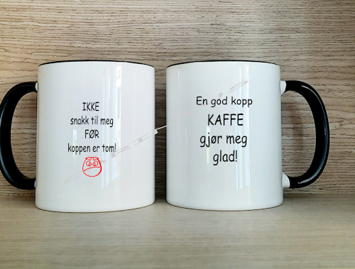 Ikke snakk til meg før koppen er tom