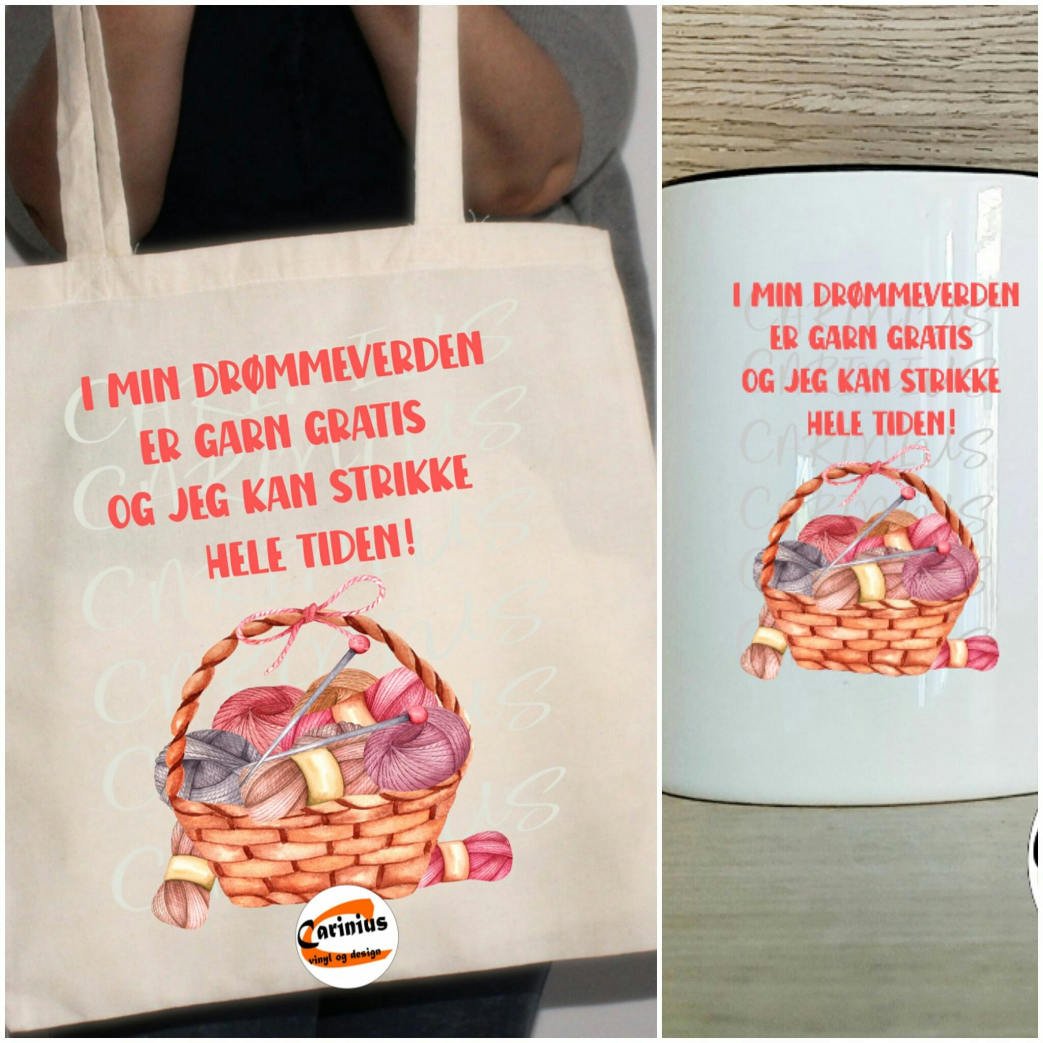 I min drømmeverden-strikkenett