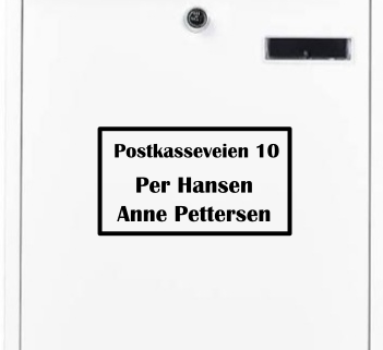 Postkassemerking