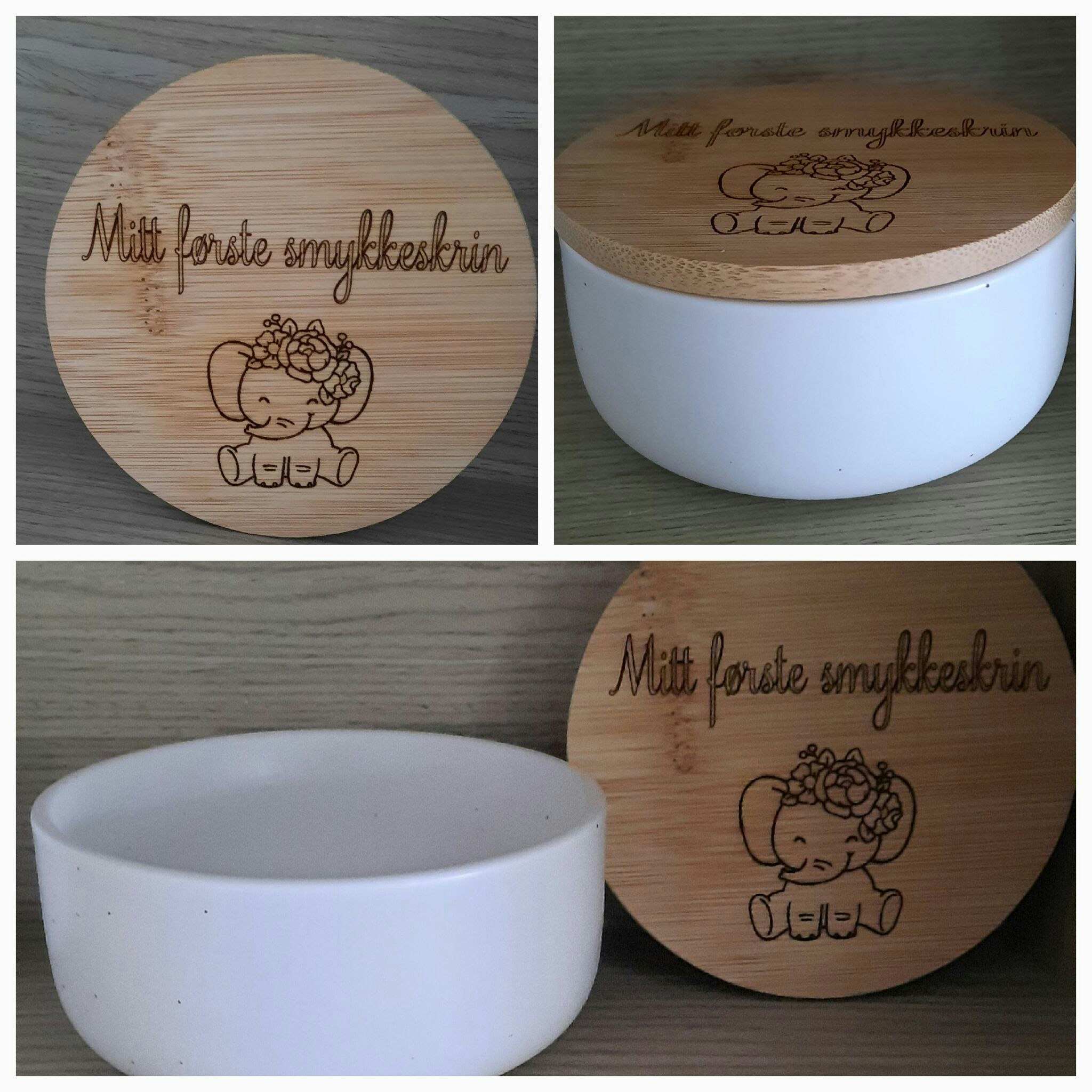 Smykkeskrin, gravert, pris fra