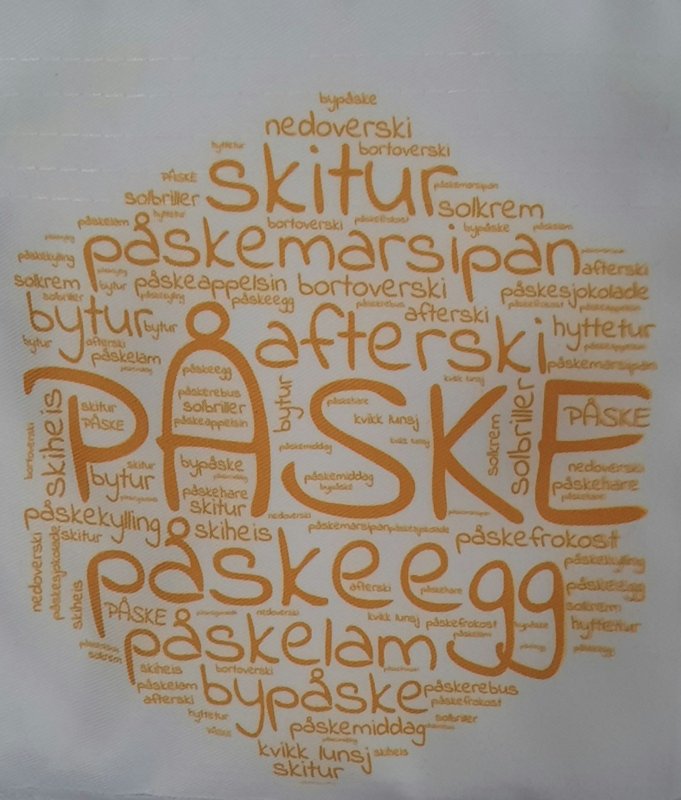 Gryteklut med lomme, påskeord