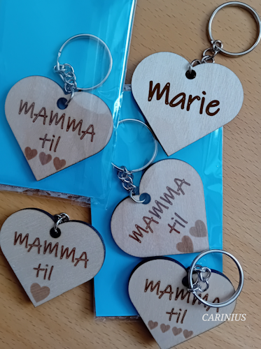Mamma-nøkkelring