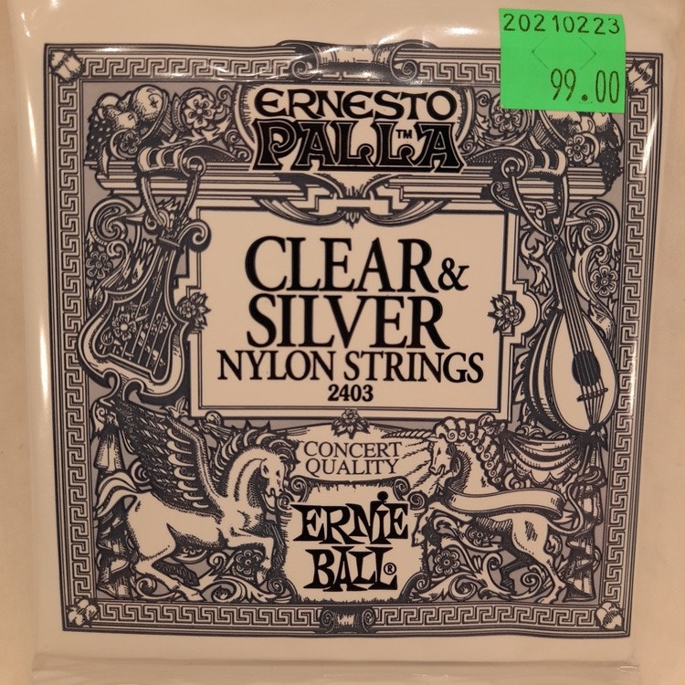 Ernie Ball - Clear & Silver Nylon Strings (2403)