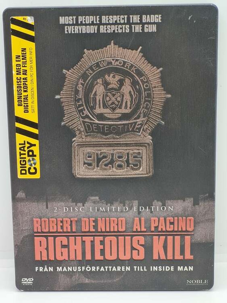 Righteous Kill [2-Disc Limited Edition, Steelbook] (Beg. DVD)