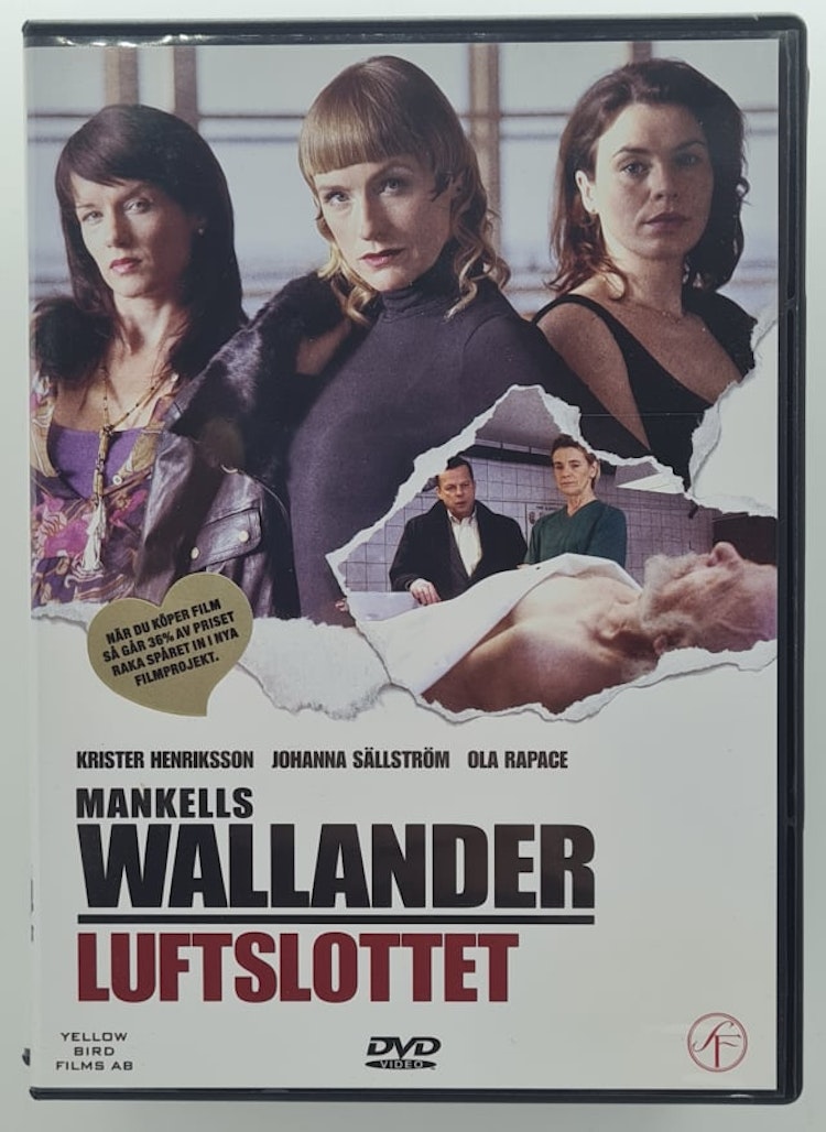 Wallander - Luftslottet (Beg. DVD)