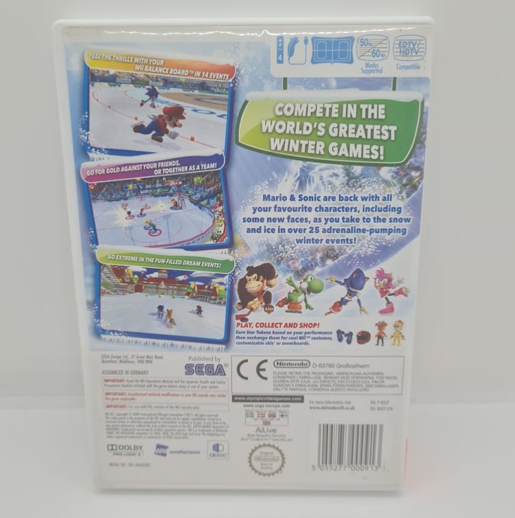 Mario & Sonic At The Olympic Winter Games (Beg. Wii)