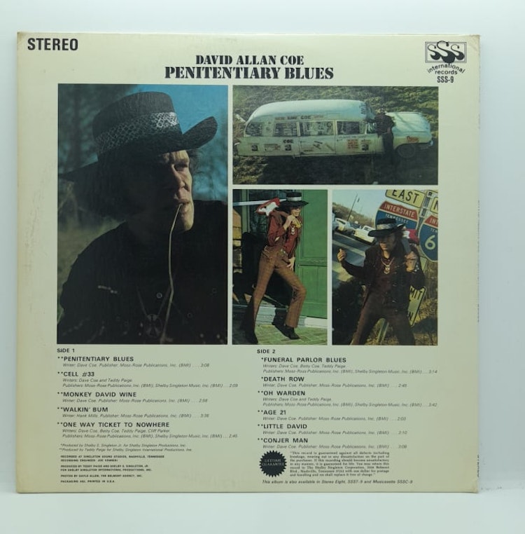 David Allan Coe - Penetentiary Blues (Beg. LP)