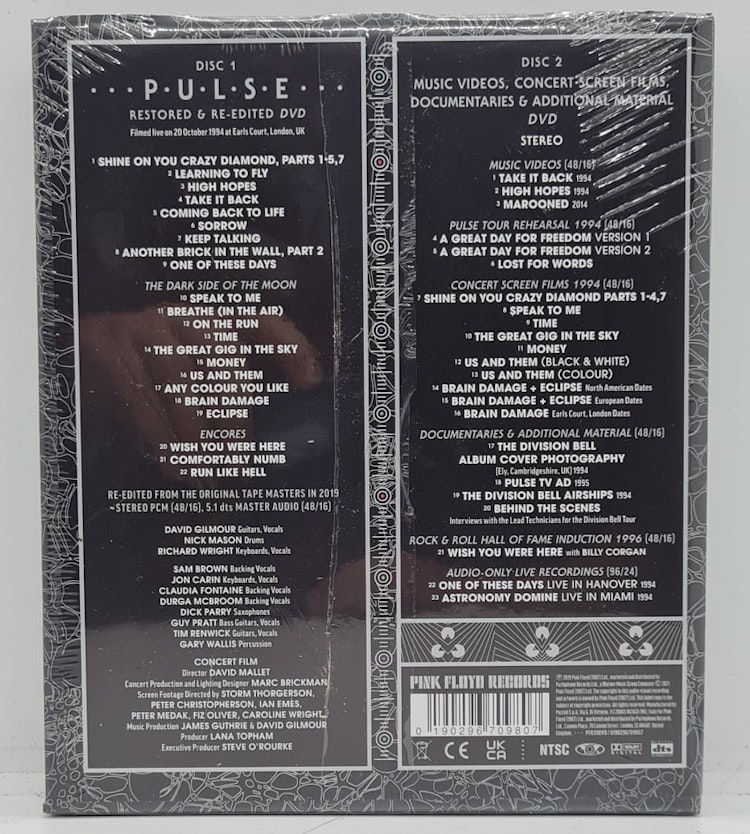 Pink Floyd - P.U.L.S.E (Deluxe 2x DVD box)