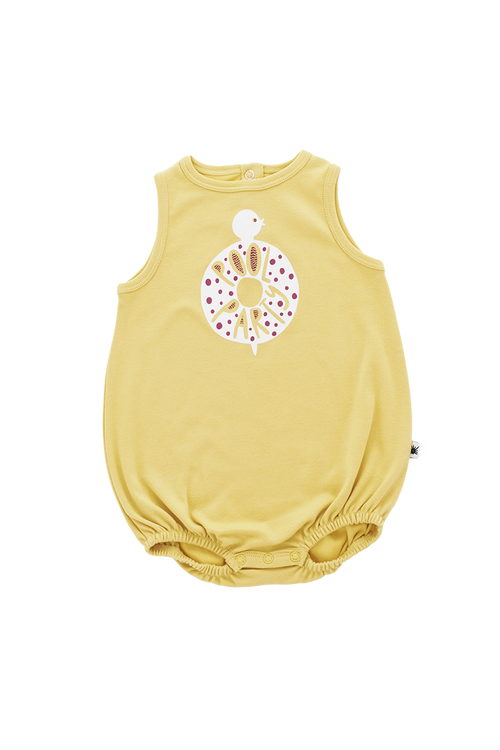 Ladybug Romper - Gul