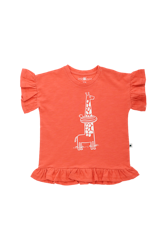 Frills T-shirt - Tranbär
