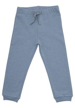 Sweatpants with brushed inside - Blue