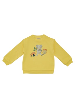 Sweatshirt med Koala-tryck (med borstad insida)