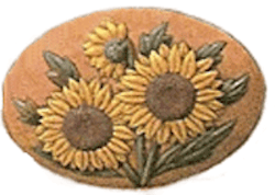 Motivplatta solros D-1424