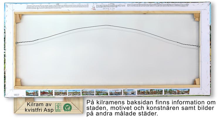 Canvas Visby 112 x 50 x 2,5 cm.