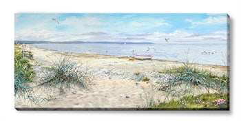 Canvas Skummeslövsstrand 98 x 44 x 2,5 cm.