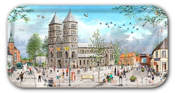 Bricka Lunds Domkyrka 43 x 22 cm