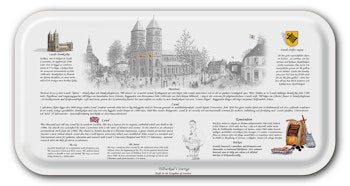 Bricka Lunds Domkyrka 43 x 22 cm