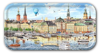 Bricka Stockholm Skeppsbron 43 x 22 cm