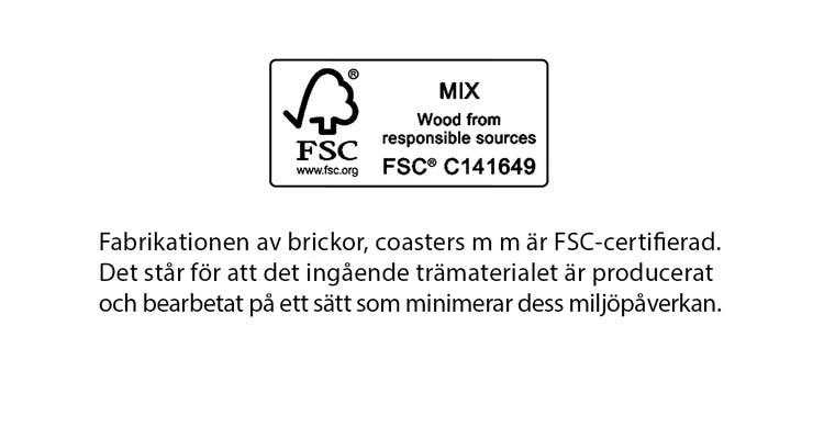 Bricka Göteborg Eriksberg Väst 43 x 22 cm
