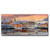 Canvas Halmstad Slott Vinter 112 x 50 x 2,5 cm.