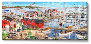 Canvas Göteborg Brännö 112 x 50 x 2,5 cm.