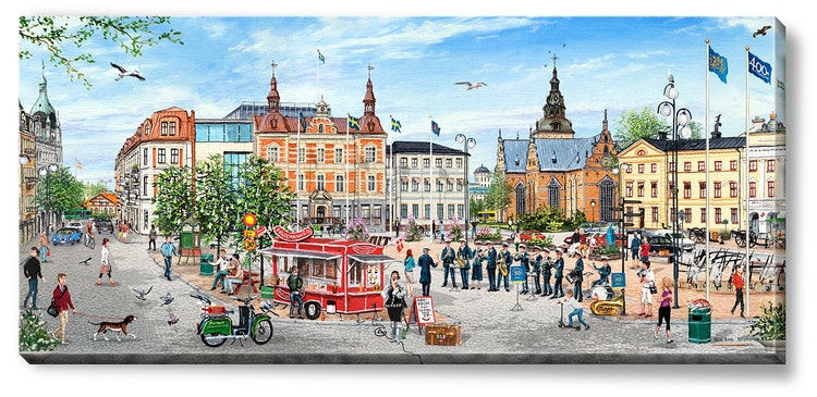 Canvas Kristianstad 112 x 50 x 2,5 cm.