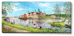 Canvas Kalmar Slott 112 x 50 x 2,5 cm.