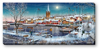 Canvas Mariestad Vinter 64 x 29 x 2 cm.