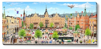 Canvas Sundsvall 112 x 50 x 2,5 cm.