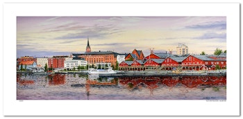 Poster Luleå Norra Hamnen 90 x 43 cm