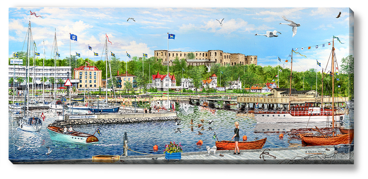 Canvas Borgholm 112 x 50 x 2,5 cm.