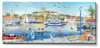 Canvas Marstrand Sommar 112 x 50 x 2,5 cm.