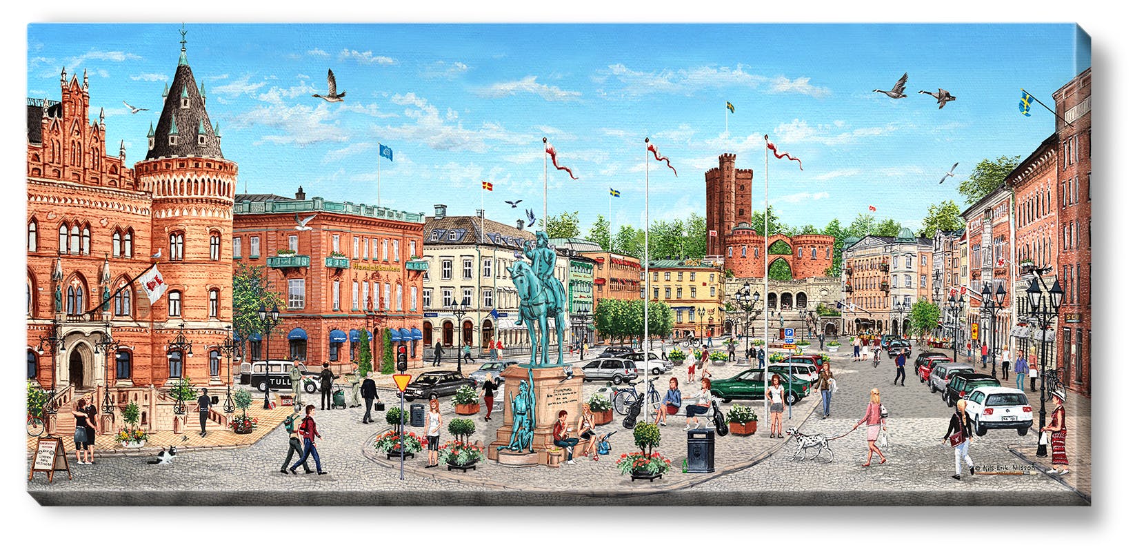 Canvas Helsingborg 112 x 50 x 2,5 cm.