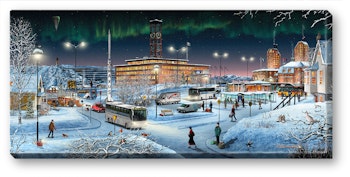 Canvas Kiruna Vinter 64 x 29 x 2 cm.