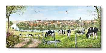 Canvas Köpingelandet 112 x 50 x 2,5 cm.