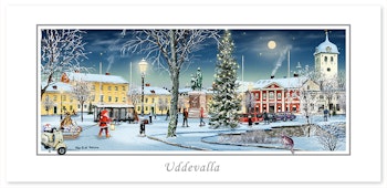 Julkort Uddevalla Torget