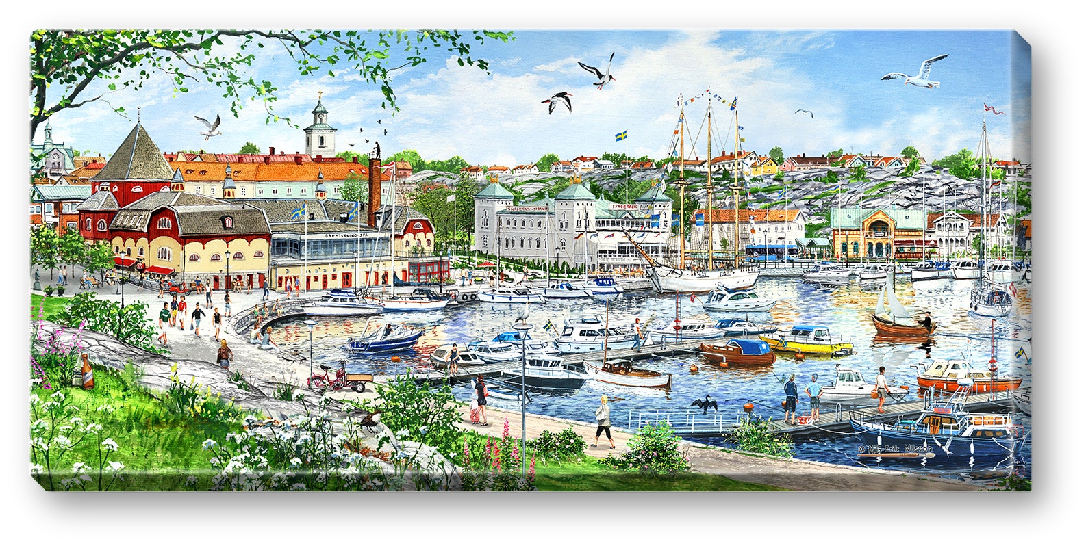 Strömstad Poster 50x70 cm - Flaggskeppet