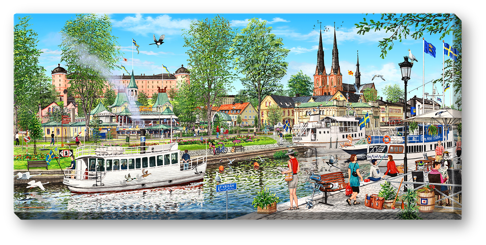 Canvas Uppsala 64 x 29 x 2 cm.