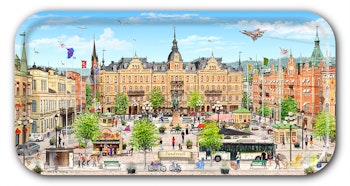 Bricka Sundsvall 43 x 22 cm
