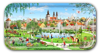 Bricka Visby 43 x22 cm