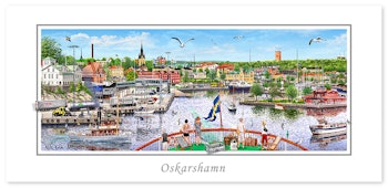 Vykort Oskarshamn