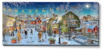 Canvas Hagfors  vinter112 x 50 x 2,5 cm.