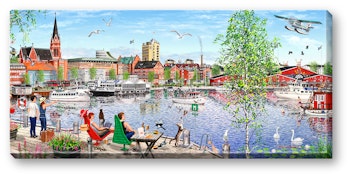 Canvas Luleå 64 x 29 x 2 cm.