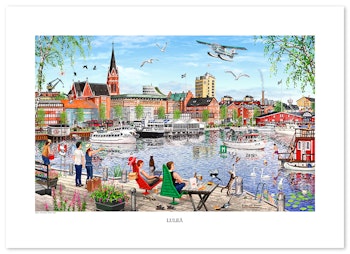 Poster Luleå 70 x 50 cm