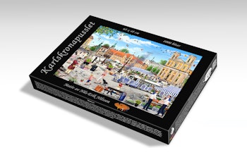 Karlskronapussel Stortorget 68 x 48 cm. 1000 bitar