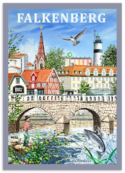 Poster Falkenbergcollage 50 x 70 cm