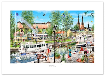 Poster Uppsala 70 x 50 cm