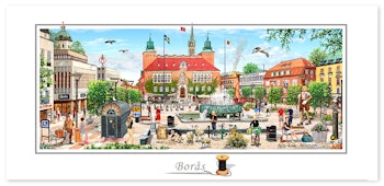 Vykort Borås