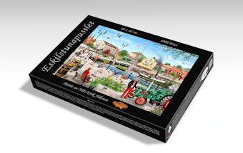 Eskilstunapussel Rådhusbron 68 x 48 cm. 1000 bitar