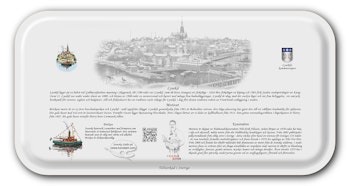 Bricka Lysekil Vinter 43 x 22 cm